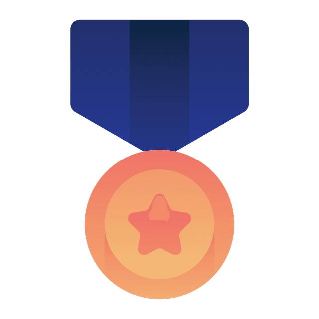 Copper trophy