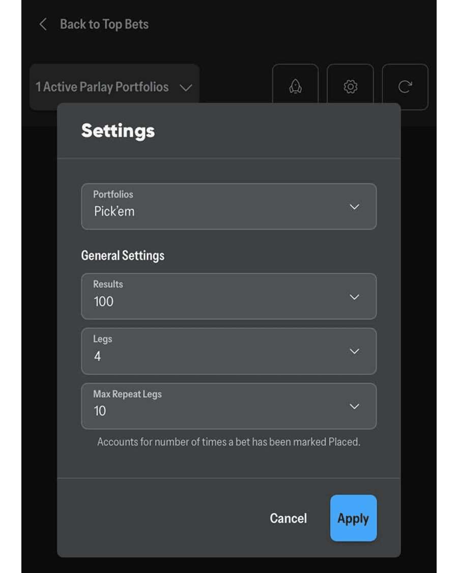 OddsShopper Pick'em Builder for PrizePicks