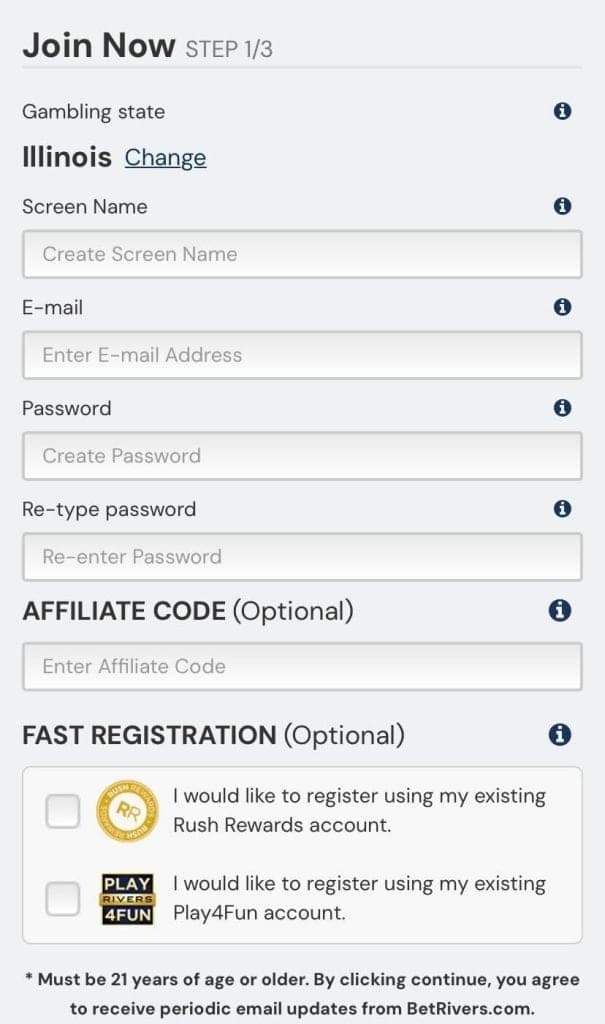 Step 1: Sign Up