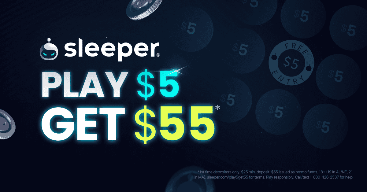 Sleeper Promo Code: Play $5, Get $55 + 100x Payouts!