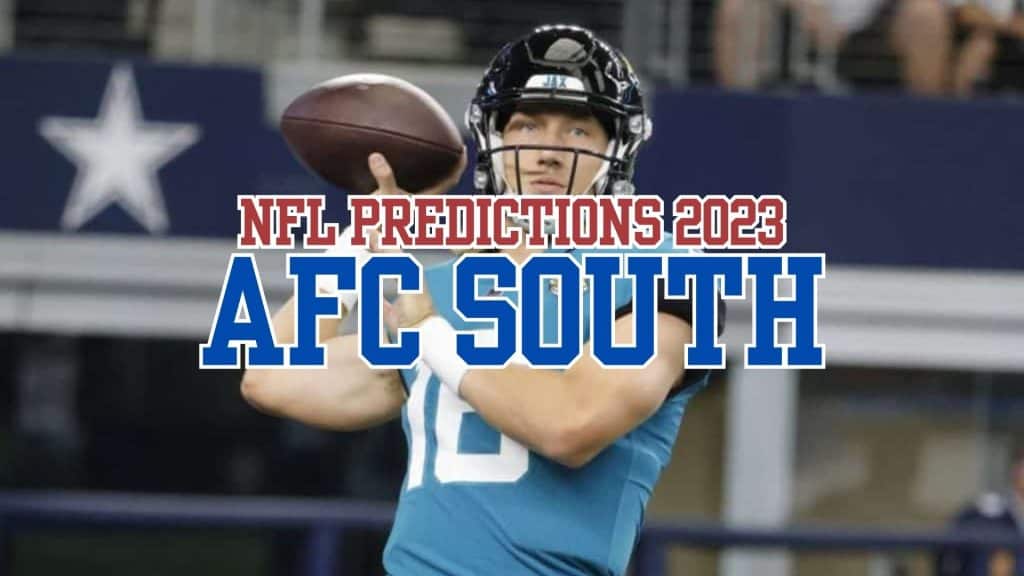 Let's preview the 2023 AFC South. Keep reading for our 2023 NFL predictions, including our AFC South winner prediction...