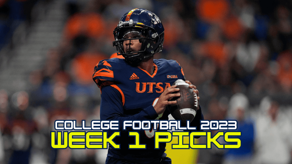 Our top college football Week 1 predictions include a UTSA-Houston pick, as well as a Florida-Utah pick with more...